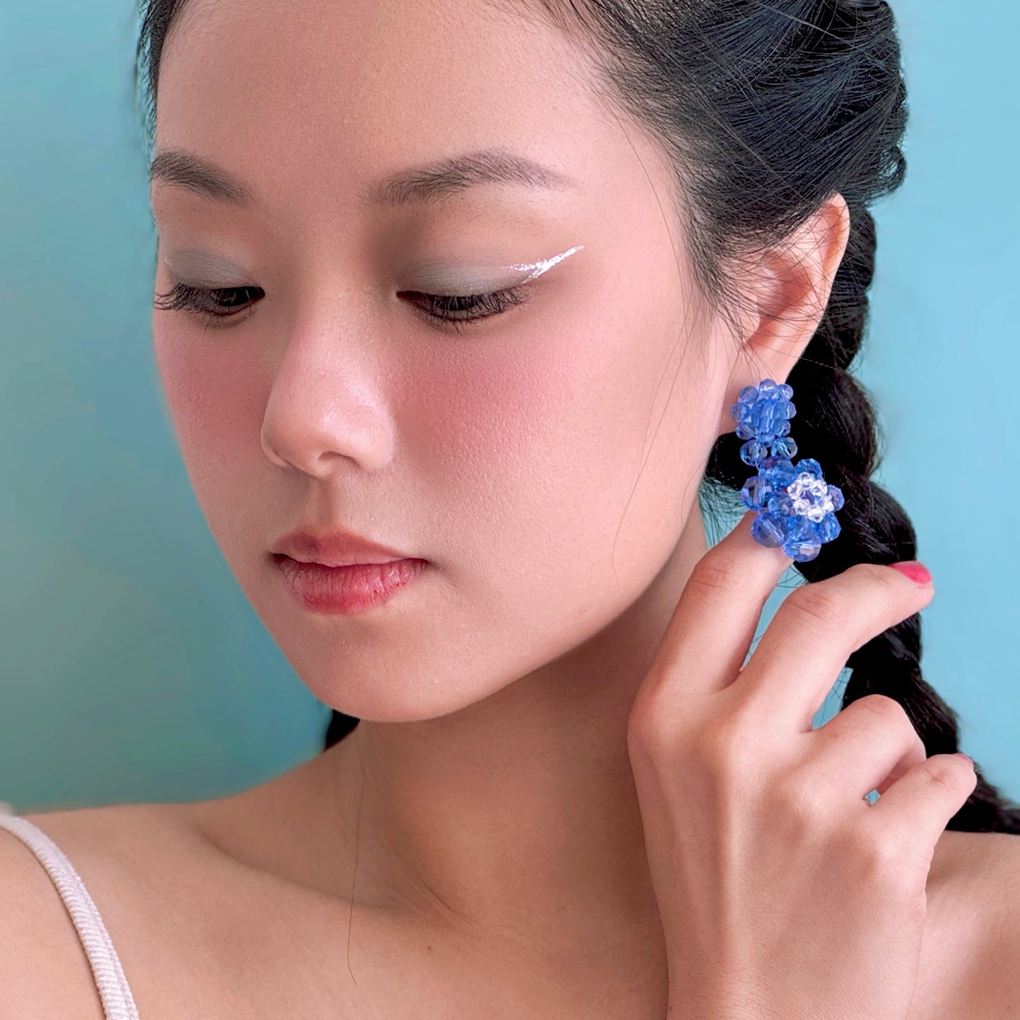 Azure Bloom Earrings