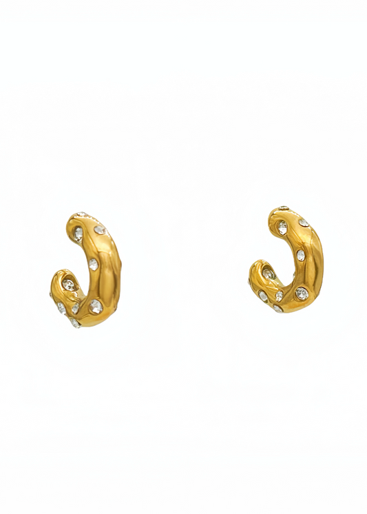 Diamond Dot Ear Cuffs