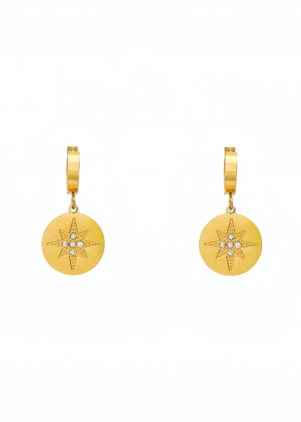 North Star Medallion Earrings