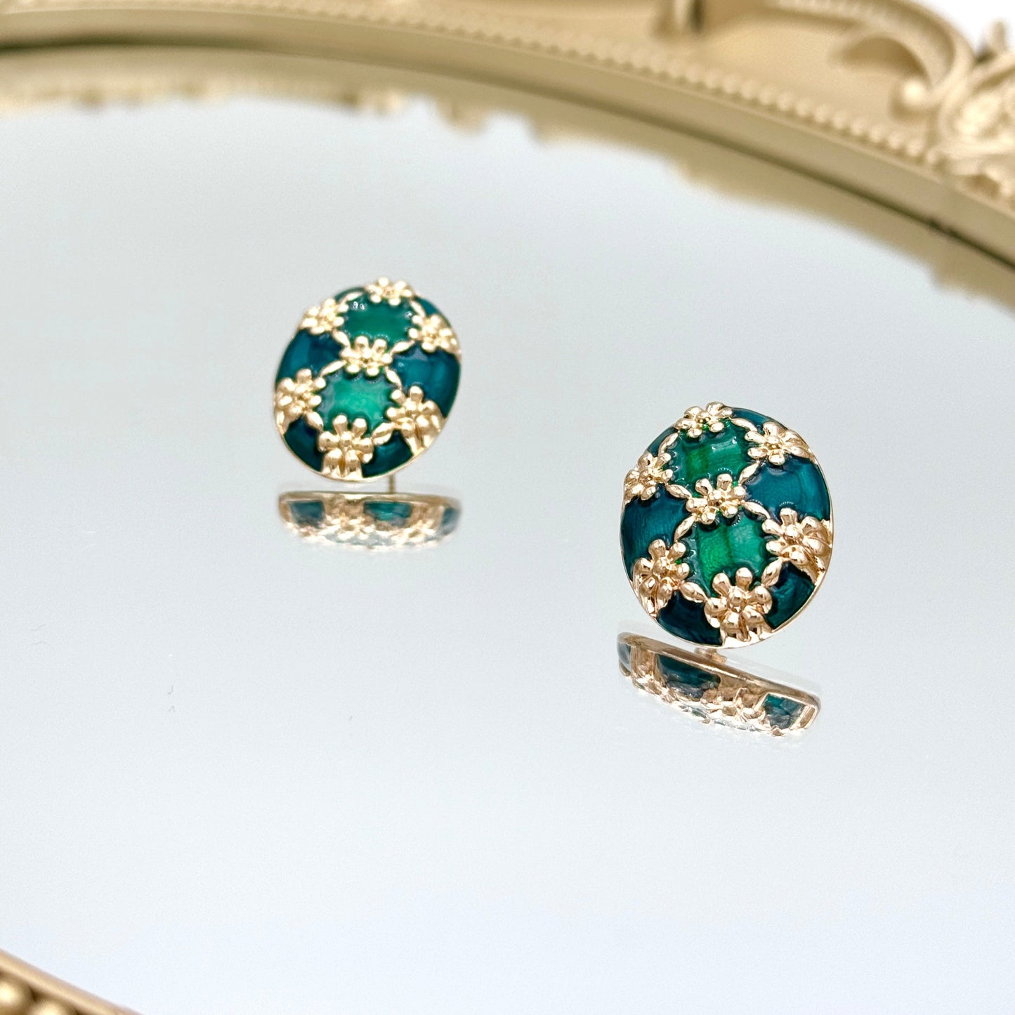 Emerald Garden Studs