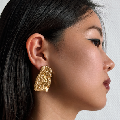 Molten Gold Studs